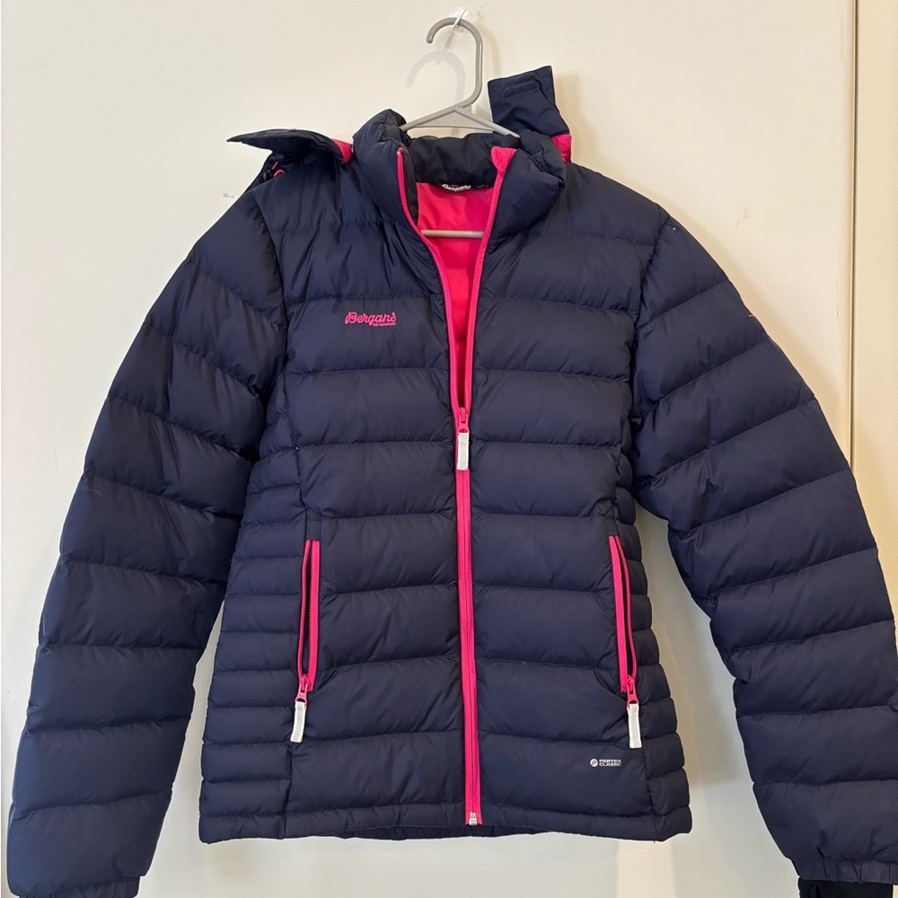 Berghaus Navy and Pink Puffer Jacket